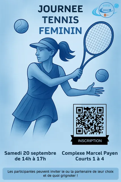 Journée Tennis Feminin — affiche 2025 09 20 journee tennis feminin